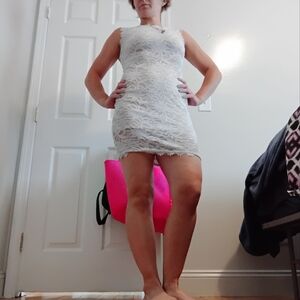 Jump Cream Lace Dress